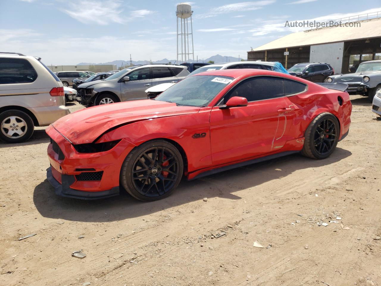 2016 Ford Mustang Gt Red vin: 1FA6P8CF0G5268814