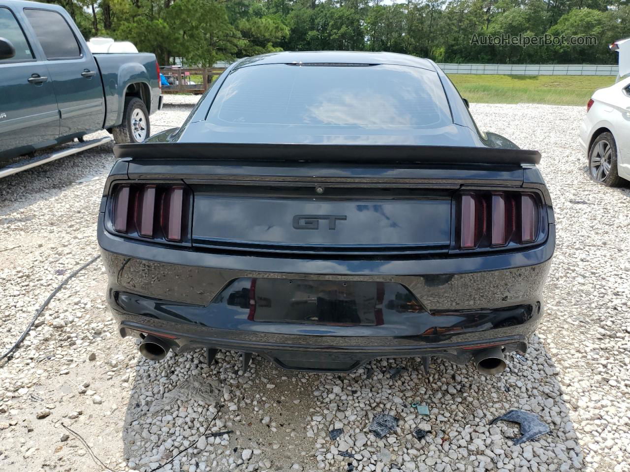 2016 Ford Mustang Gt Black vin: 1FA6P8CF0G5283846