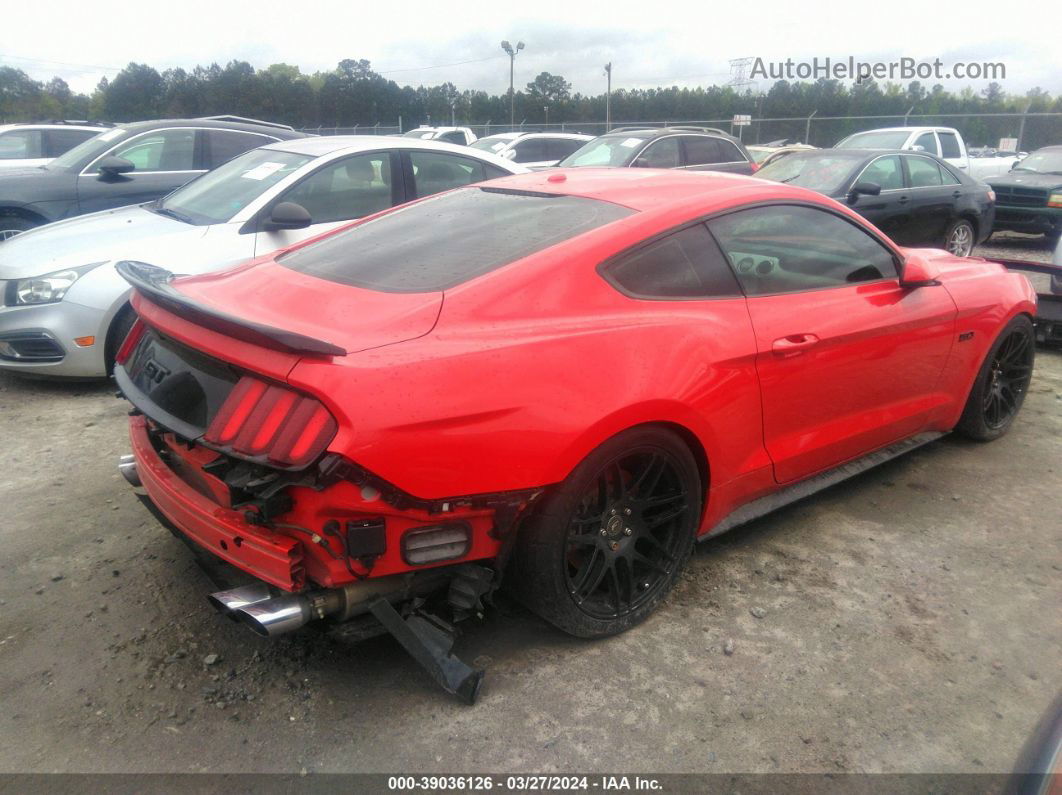 2016 Ford Mustang Gt Premium Red vin: 1FA6P8CF0G5294412