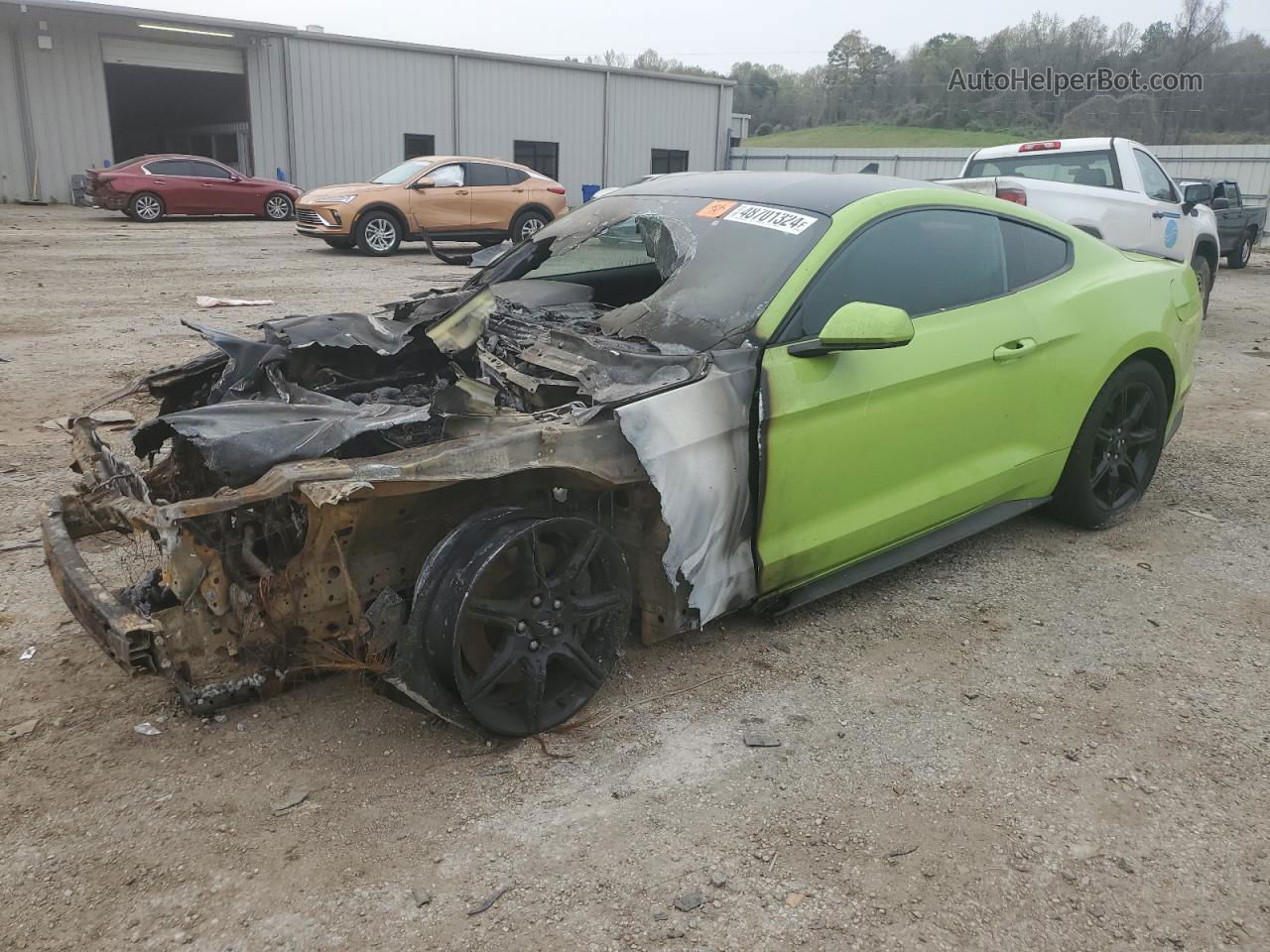 2020 Ford Mustang Gt Green vin: 1FA6P8CF0L5148280