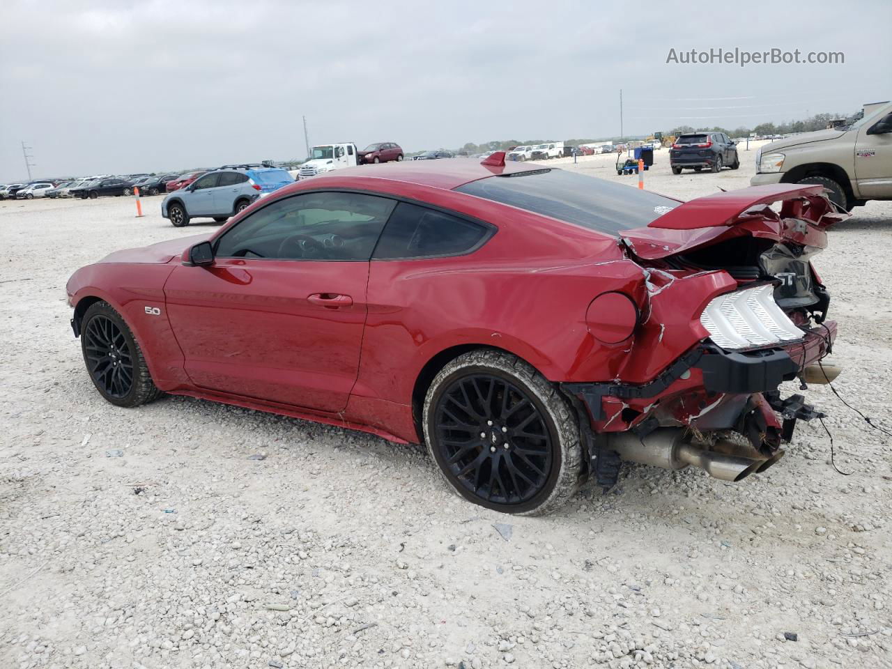 2020 Ford Mustang Gt Red vin: 1FA6P8CF0L5162132