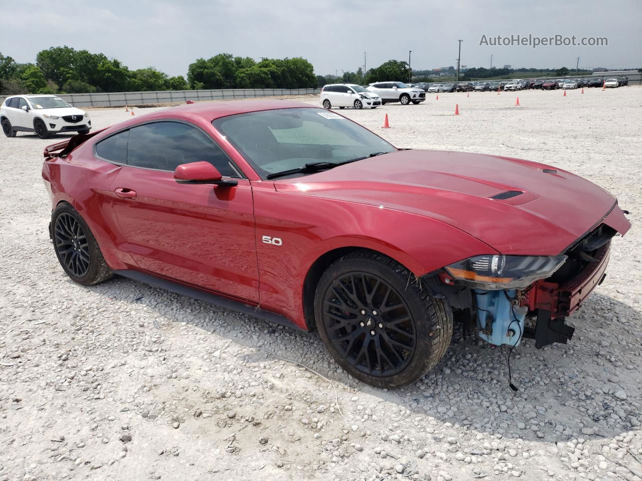 2020 Ford Mustang Gt Красный vin: 1FA6P8CF0L5162132