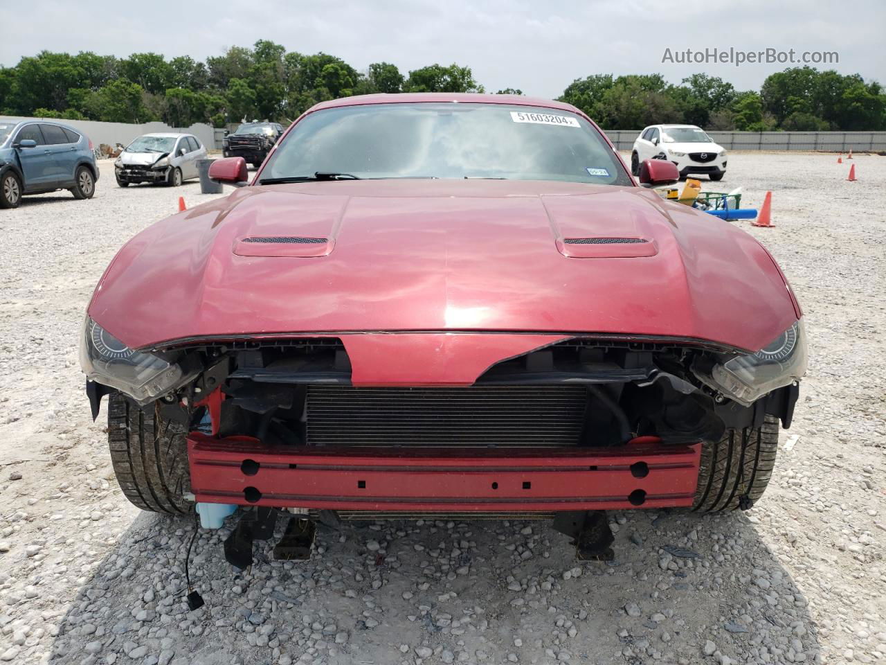 2020 Ford Mustang Gt Red vin: 1FA6P8CF0L5162132