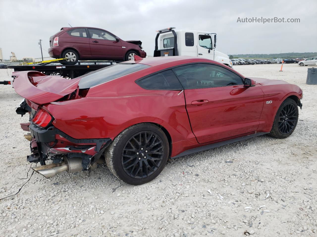 2020 Ford Mustang Gt Красный vin: 1FA6P8CF0L5162132