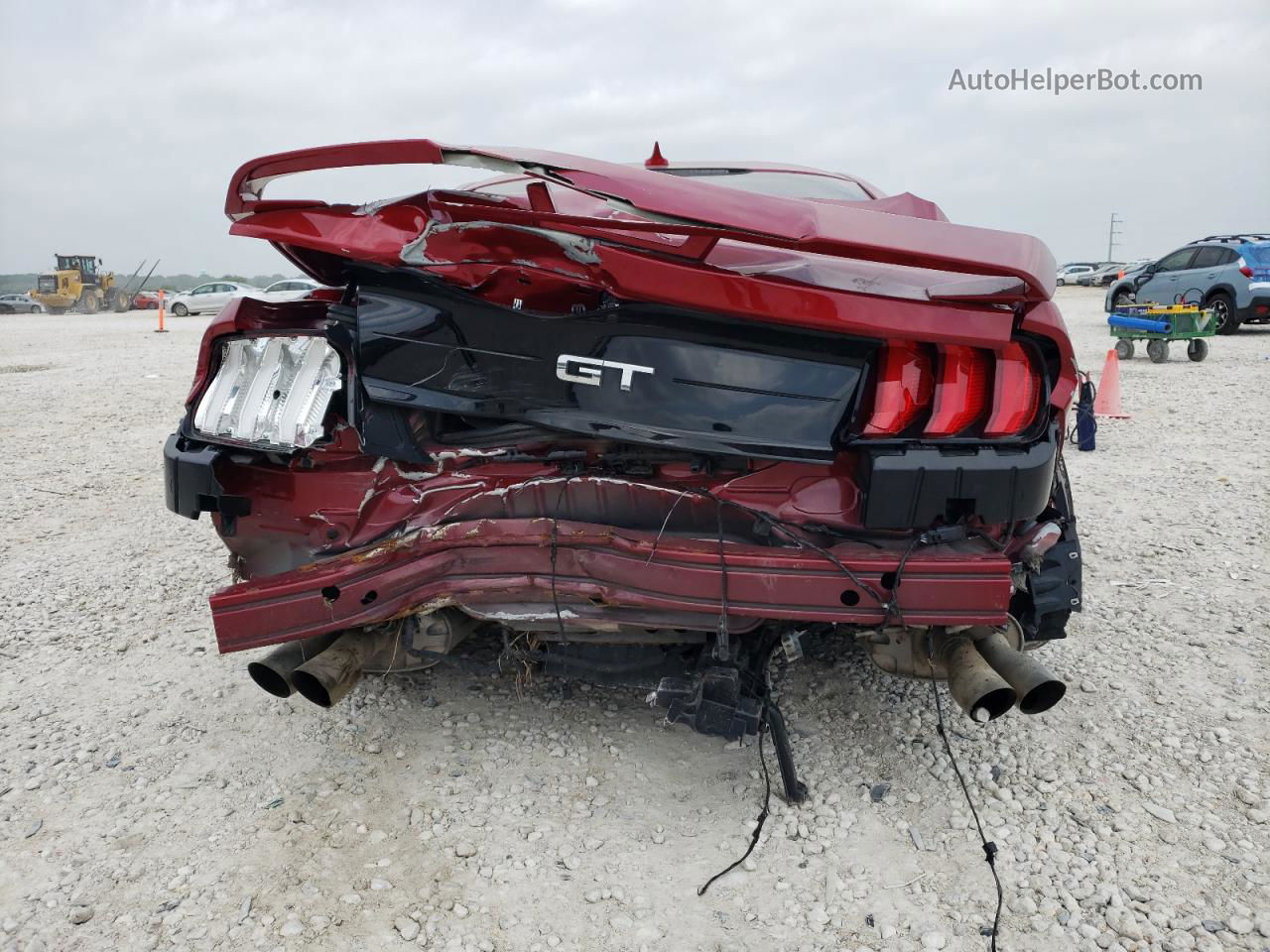 2020 Ford Mustang Gt Red vin: 1FA6P8CF0L5162132