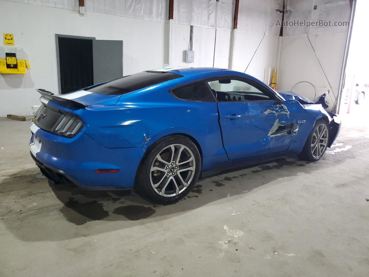 2020 Ford Mustang Gt Blue vin: 1FA6P8CF0L5172742