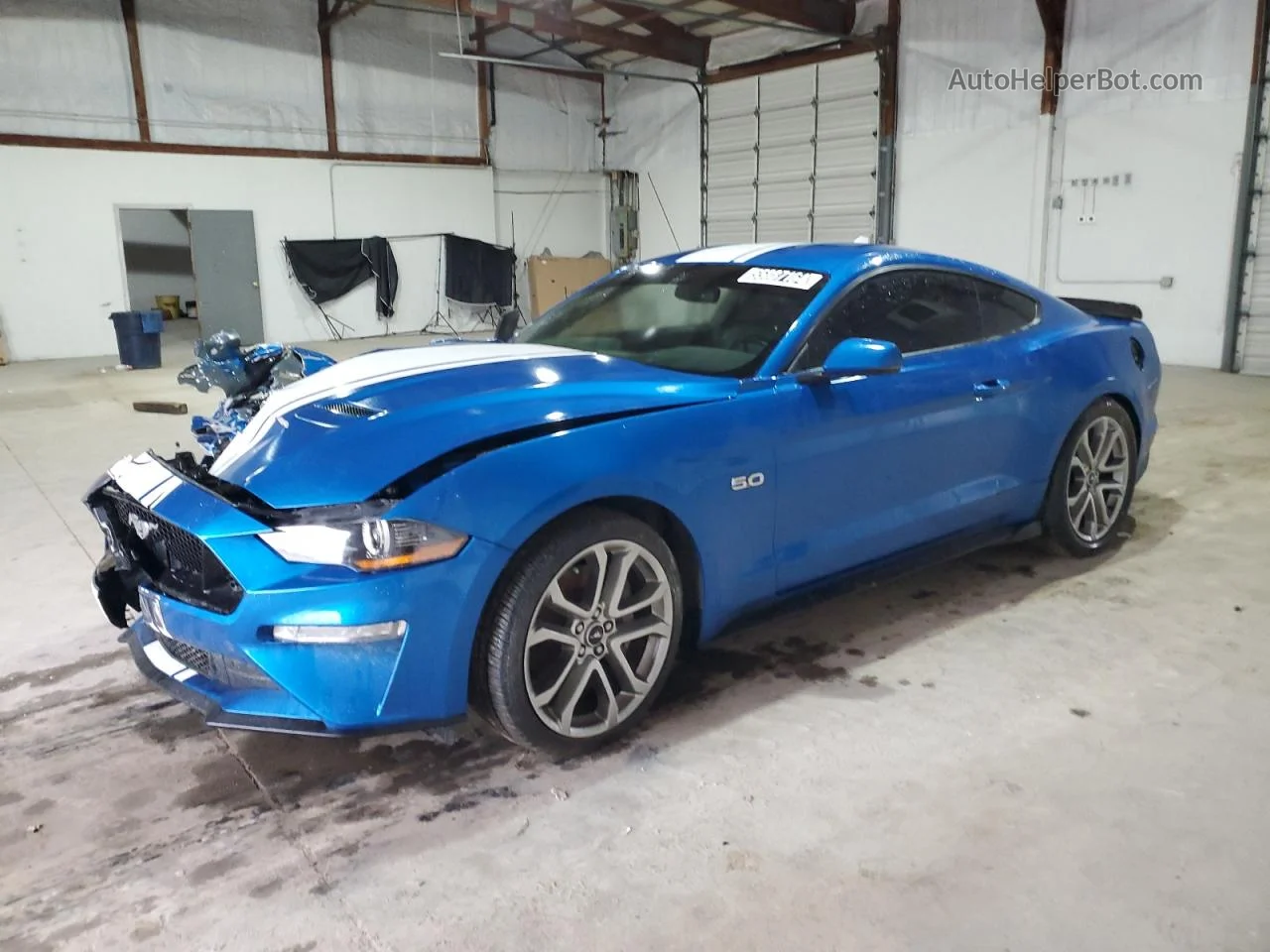 2020 Ford Mustang Gt Blue vin: 1FA6P8CF0L5172742