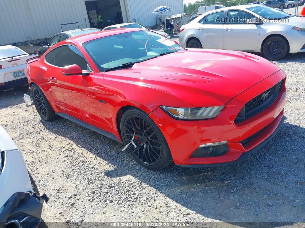 2015 Ford Mustang Gt Premium Red vin: 1FA6P8CF1F5321101