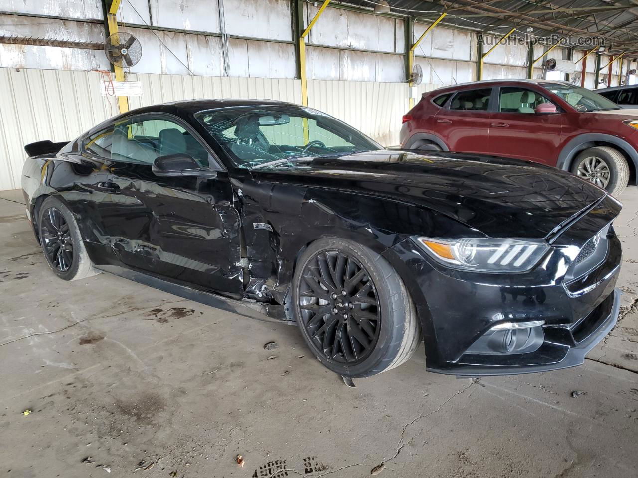 2015 Ford Mustang Gt Черный vin: 1FA6P8CF1F5344068