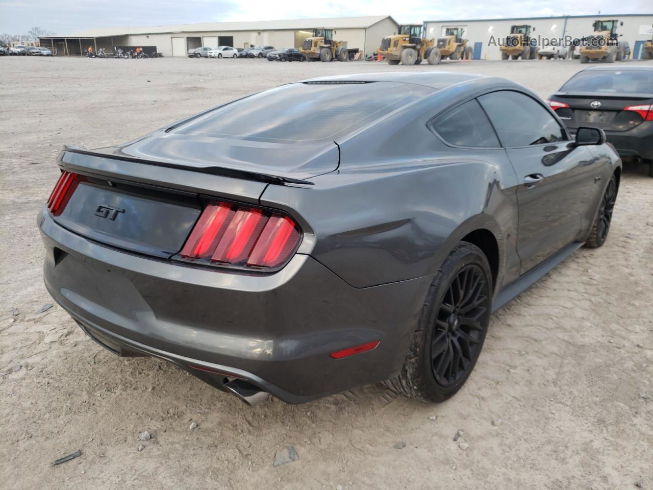 2016 Ford Mustang Gt Угольный vin: 1FA6P8CF1G5227785