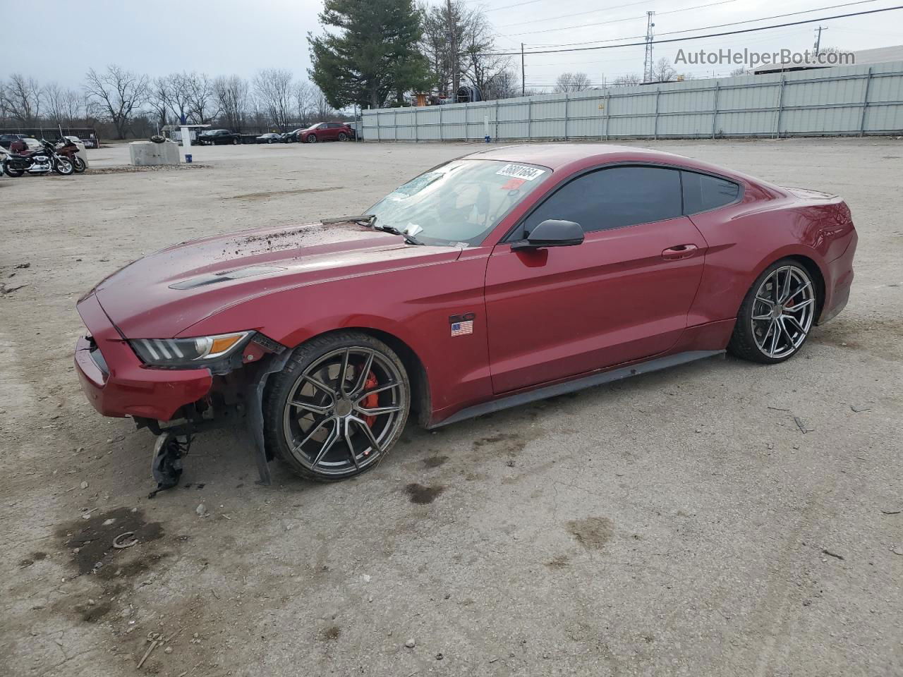 2016 Ford Mustang Gt Red vin: 1FA6P8CF1G5276971