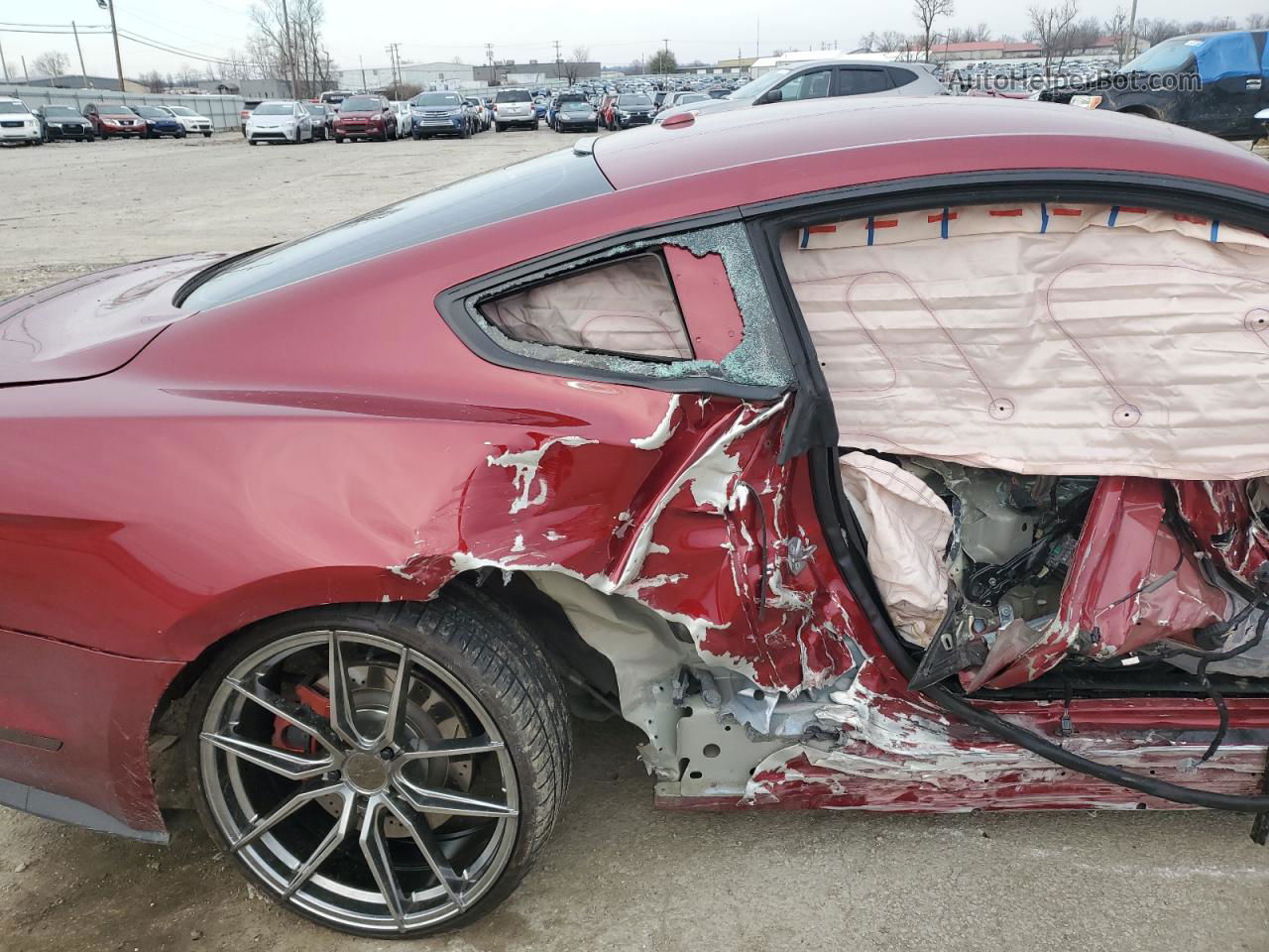 2016 Ford Mustang Gt Red vin: 1FA6P8CF1G5276971