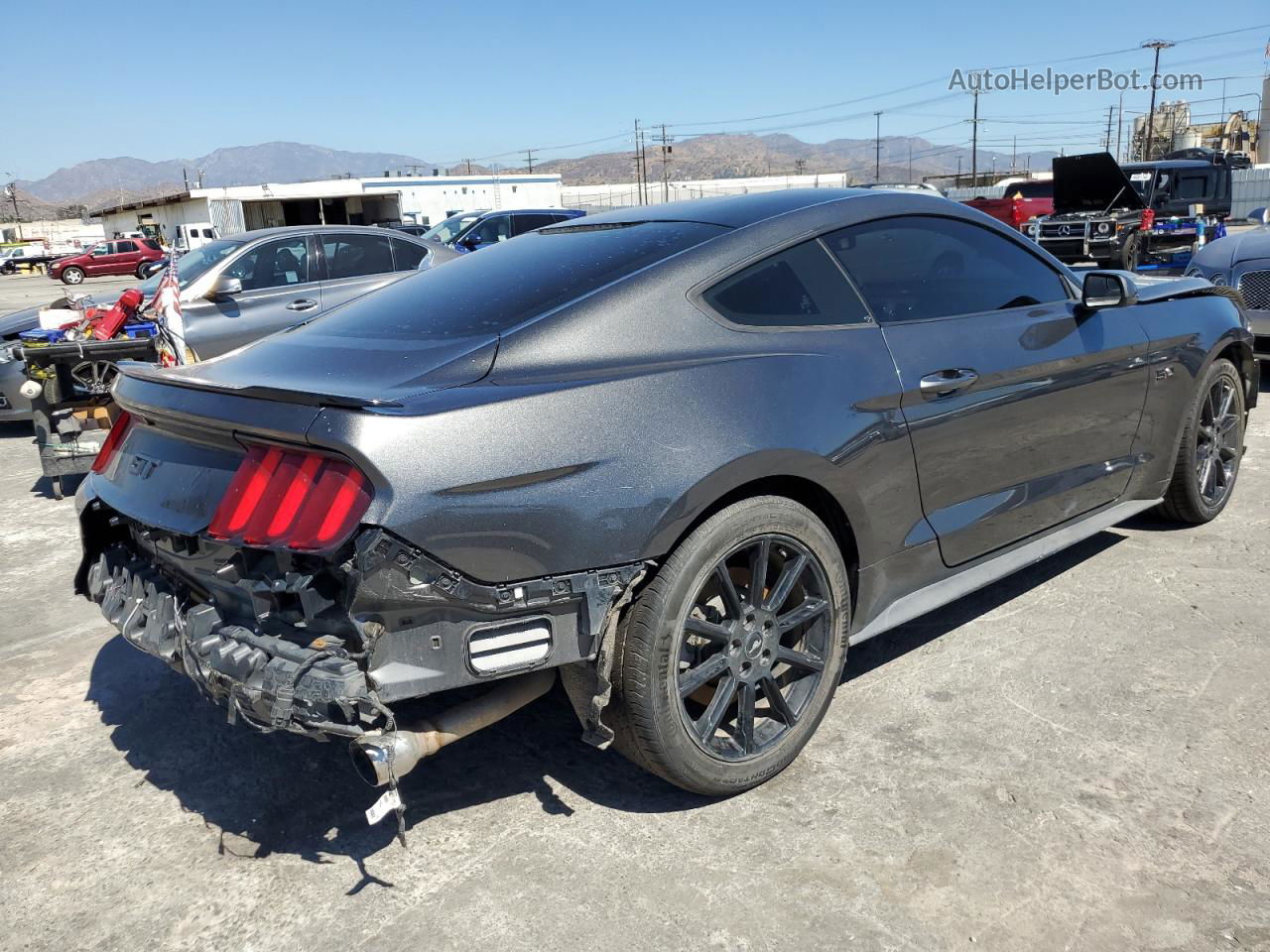 2016 Ford Mustang Gt Gray vin: 1FA6P8CF1G5303490