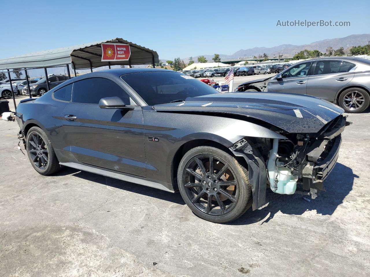 2016 Ford Mustang Gt Gray vin: 1FA6P8CF1G5303490