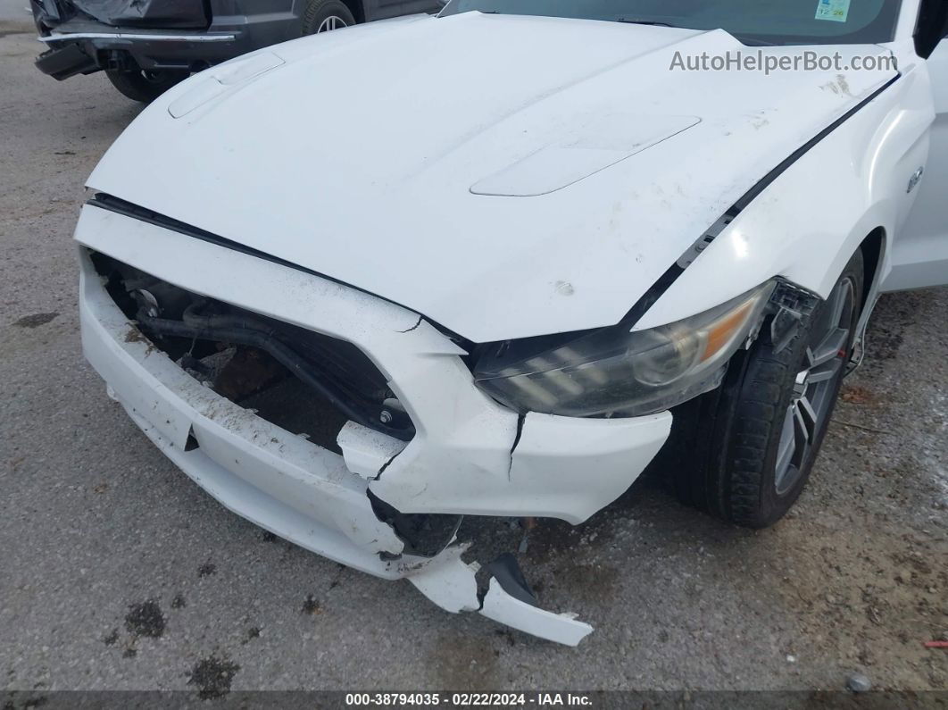 2016 Ford Mustang Gt White vin: 1FA6P8CF1G5324470