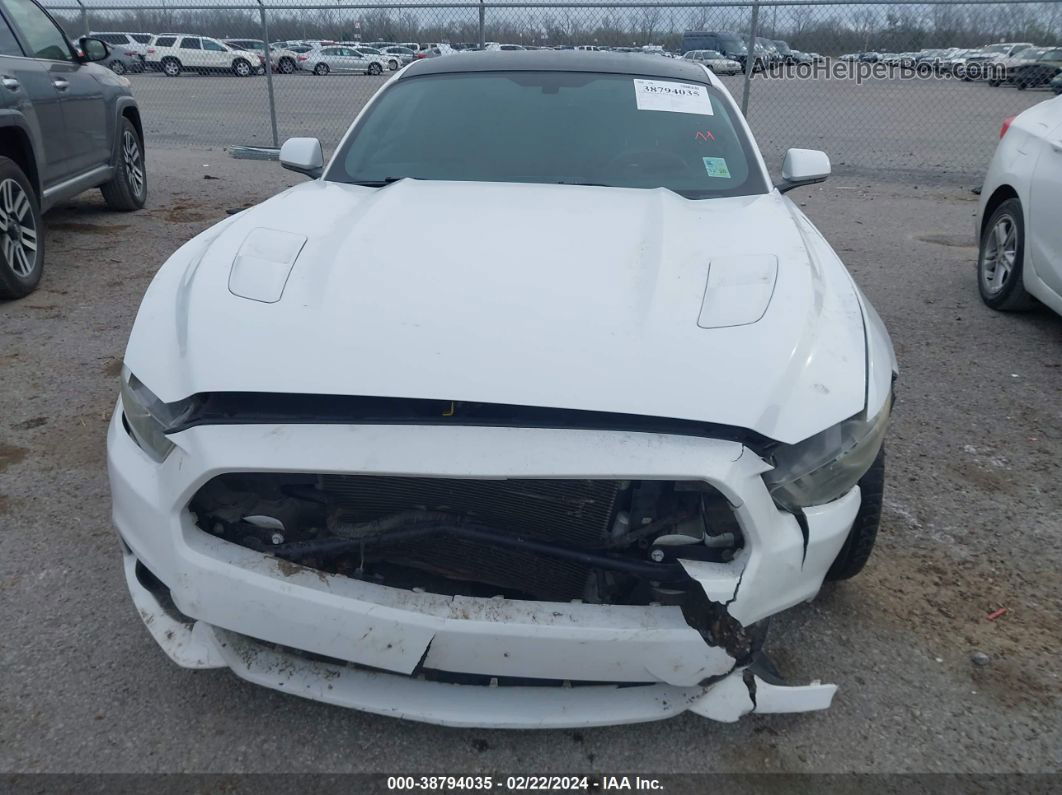 2016 Ford Mustang Gt White vin: 1FA6P8CF1G5324470