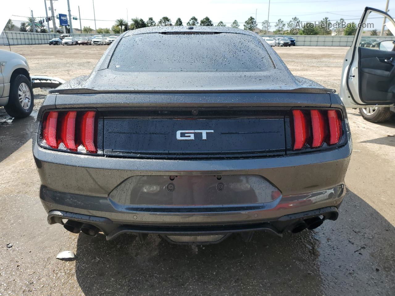 2019 Ford Mustang Gt Gray vin: 1FA6P8CF1K5192917