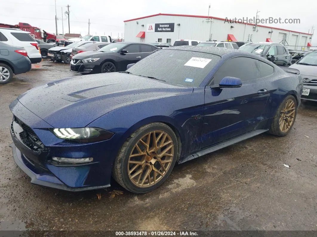 2020 Ford Mustang Gt Premium Fastback Blue vin: 1FA6P8CF1L5114994