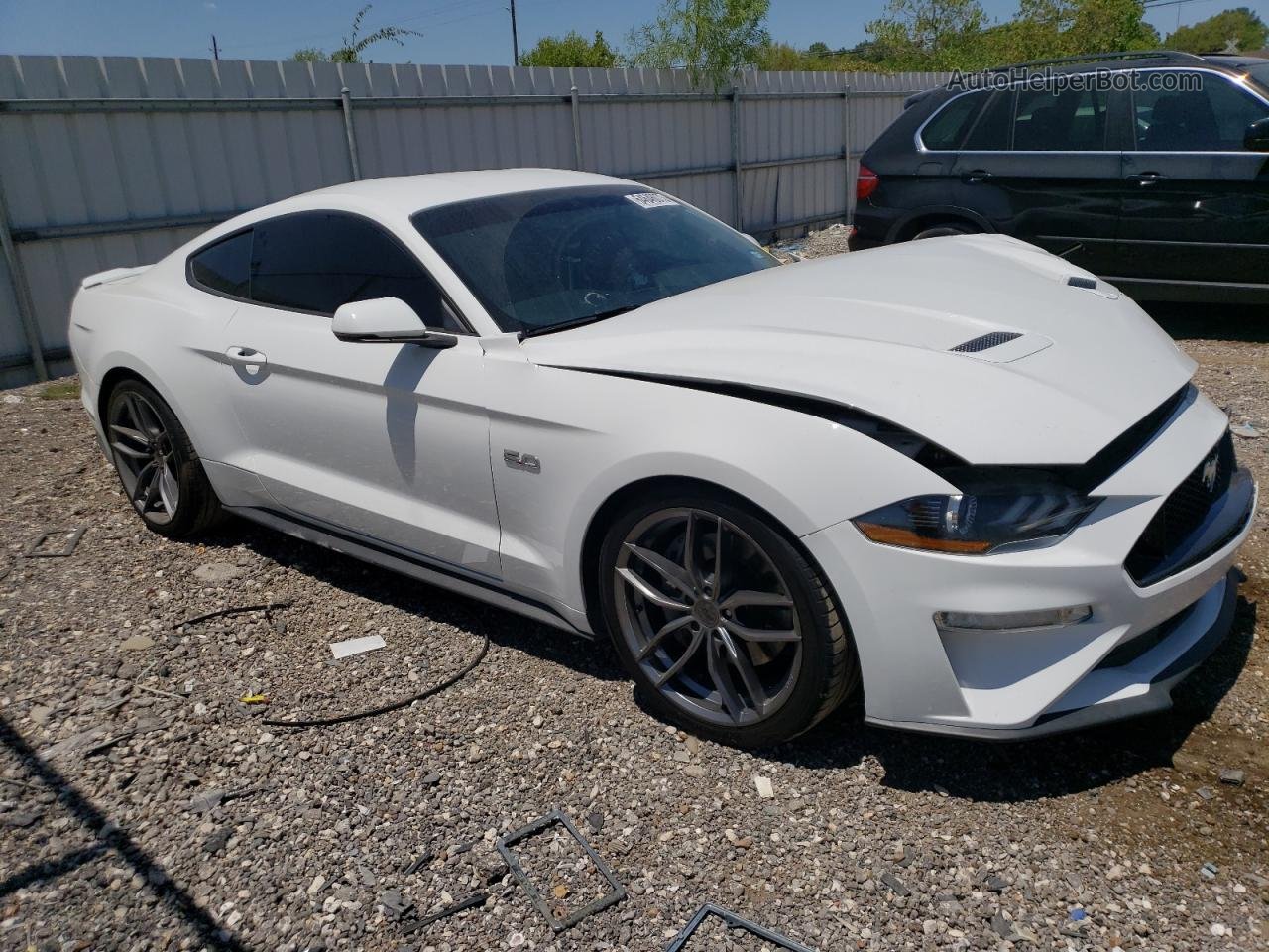 2020 Ford Mustang Gt Белый vin: 1FA6P8CF1L5115322
