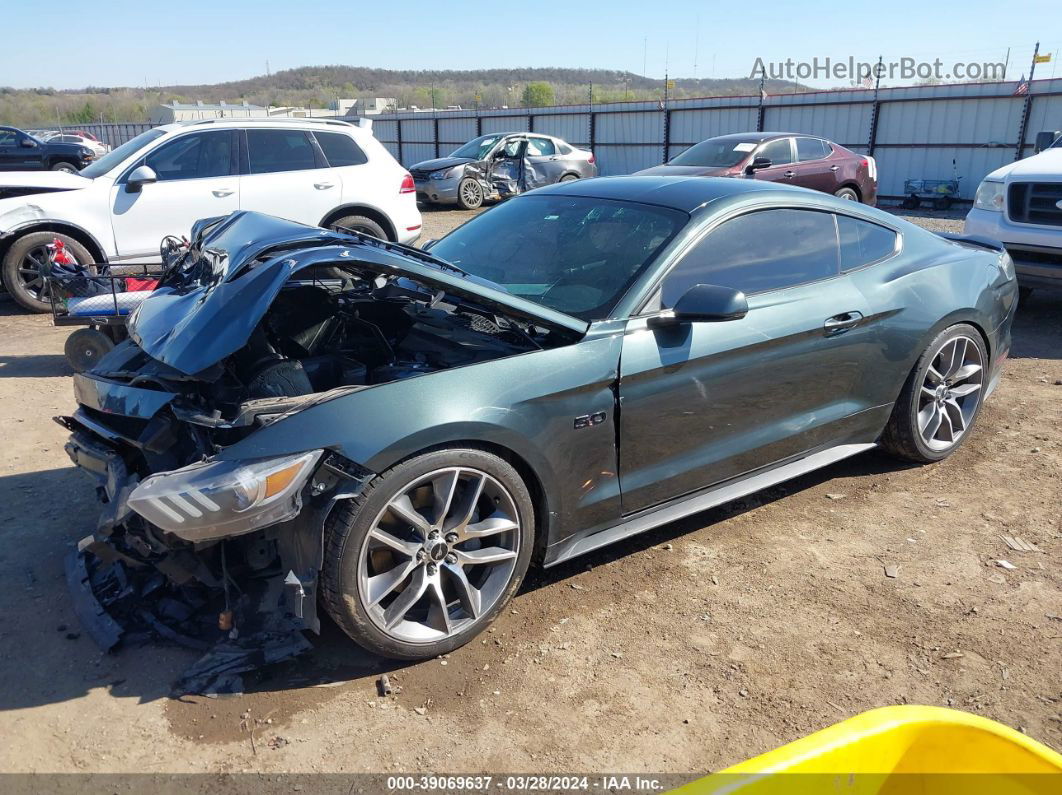 2015 Ford Mustang Gt Premium Gray vin: 1FA6P8CF2F5381680