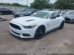 2015 Ford Mustang Gt White vin: 1FA6P8CF2F5430277