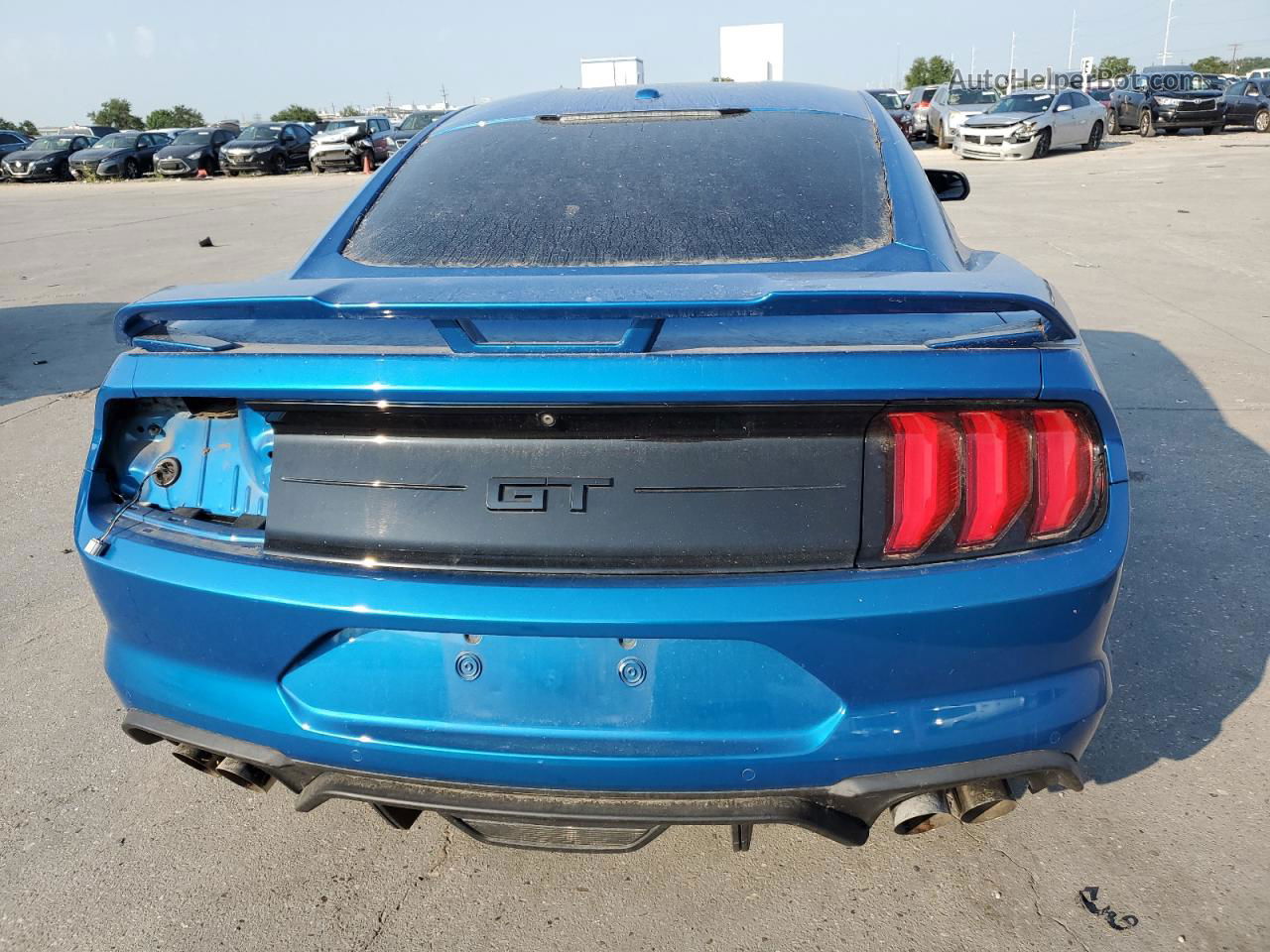 2015 Ford Mustang Gt Синий vin: 1FA6P8CF2F5430778