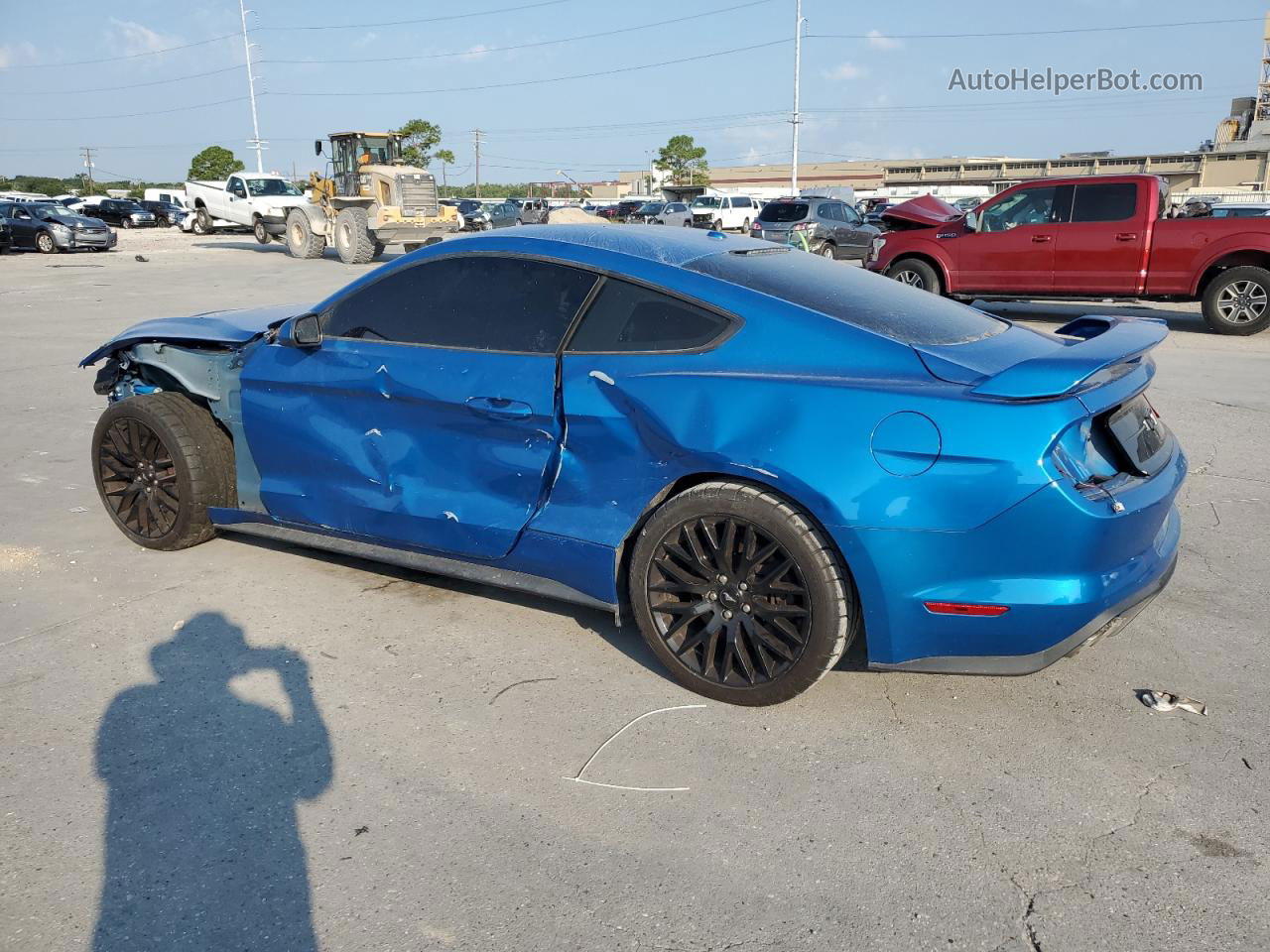 2015 Ford Mustang Gt Синий vin: 1FA6P8CF2F5430778