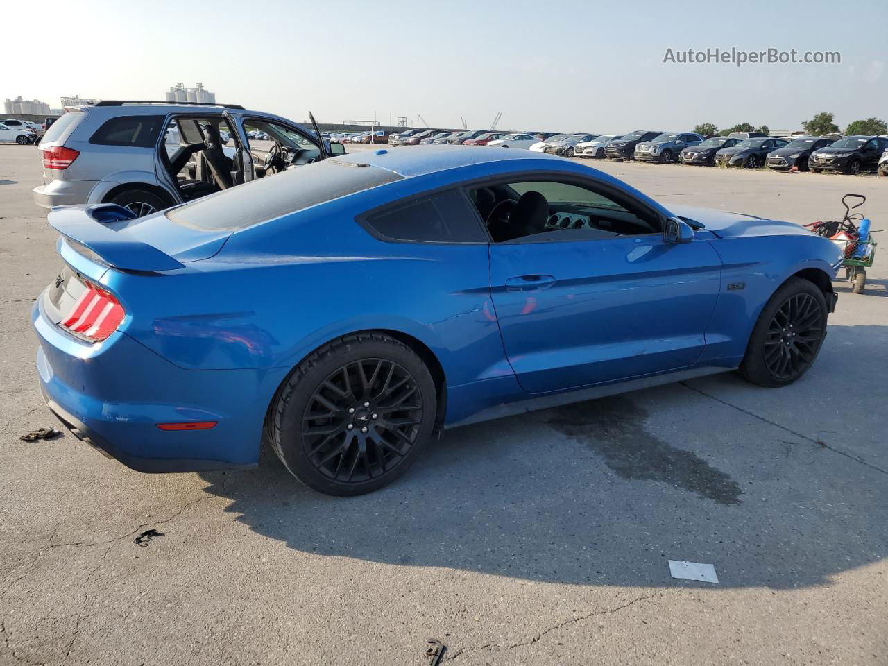 2015 Ford Mustang Gt Blue vin: 1FA6P8CF2F5430778