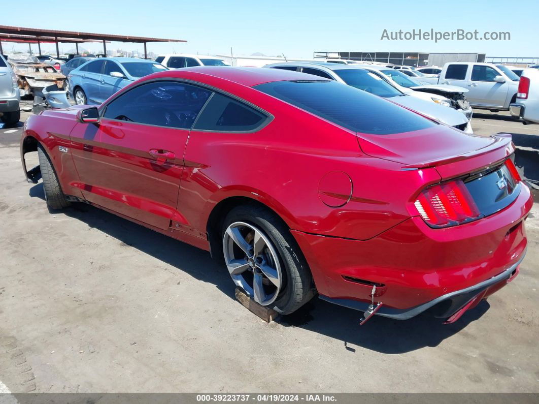 2016 Ford Mustang Gt Красный vin: 1FA6P8CF2G5256969