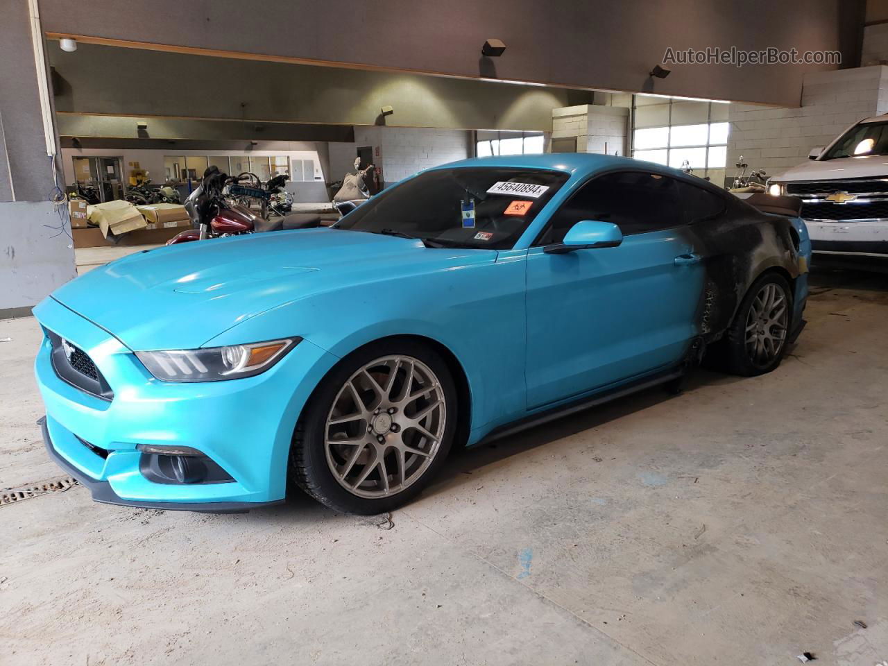 2016 Ford Mustang Gt Turquoise vin: 1FA6P8CF2G5283475