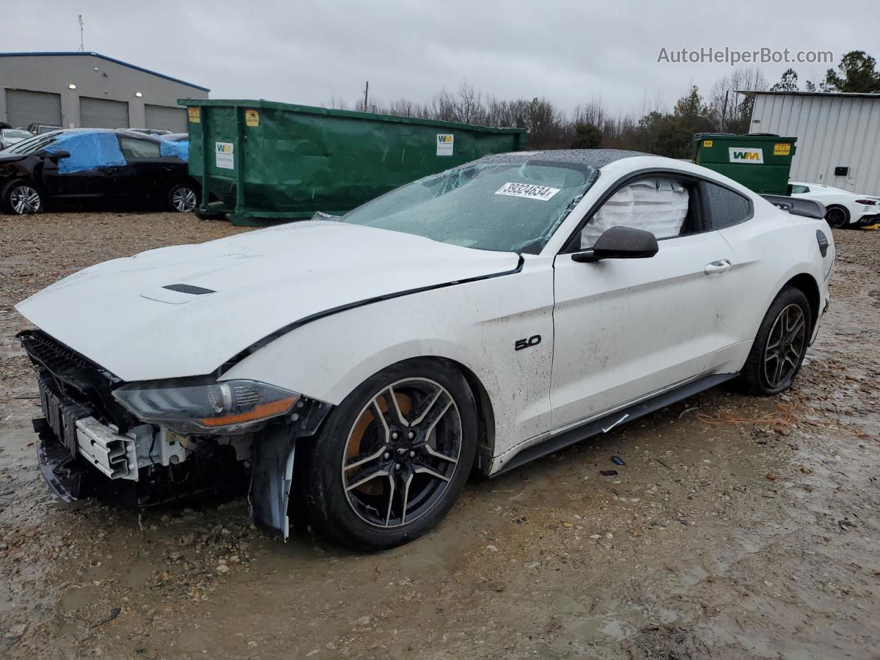 2020 Ford Mustang Gt Белый vin: 1FA6P8CF2L5117791