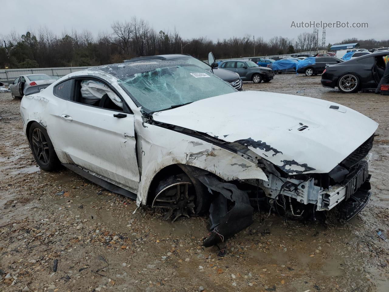 2020 Ford Mustang Gt Белый vin: 1FA6P8CF2L5117791