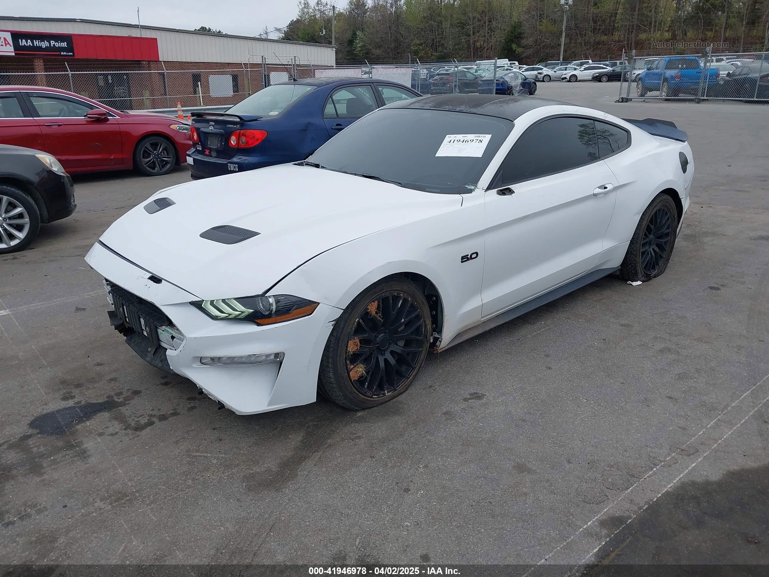 2020 Ford Mustang Gt Fastback White vin: 1FA6P8CF2L5189929