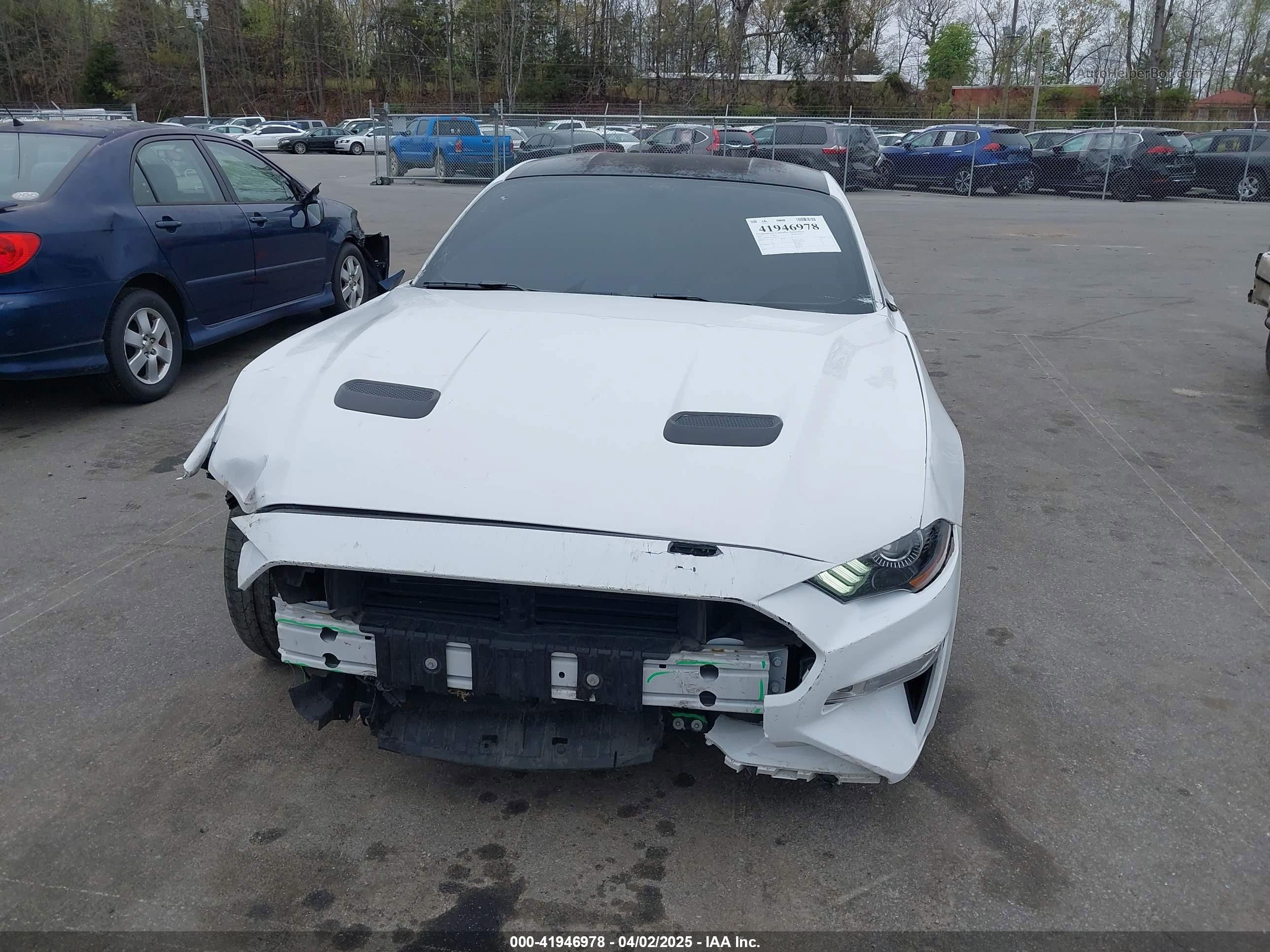 2020 Ford Mustang Gt Fastback White vin: 1FA6P8CF2L5189929