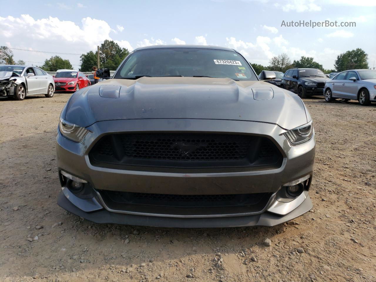 2015 Ford Mustang Gt Charcoal vin: 1FA6P8CF3F5325439