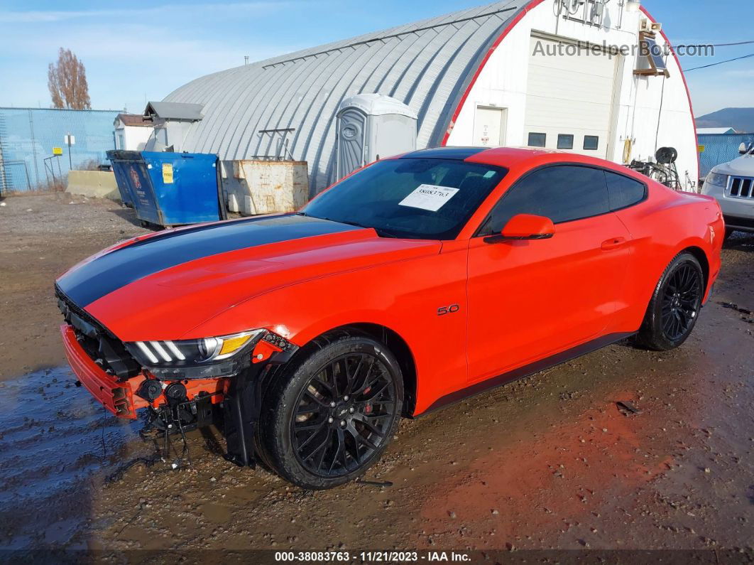 2015 Ford Mustang Gt Premium Orange vin: 1FA6P8CF3F5333119