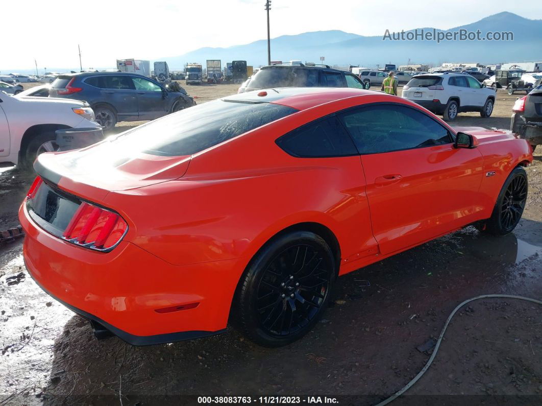 2015 Ford Mustang Gt Premium Orange vin: 1FA6P8CF3F5333119