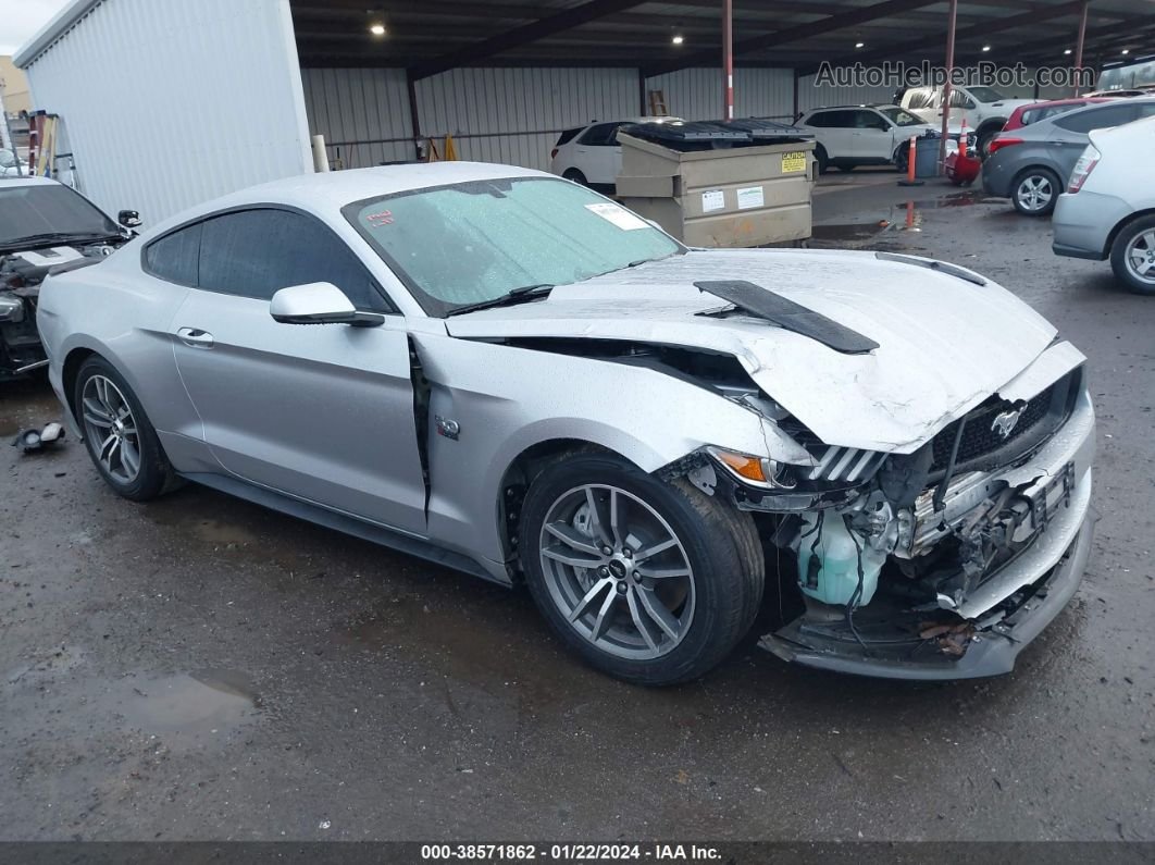 2015 Ford Mustang Gt Premium Silver vin: 1FA6P8CF3F5351507