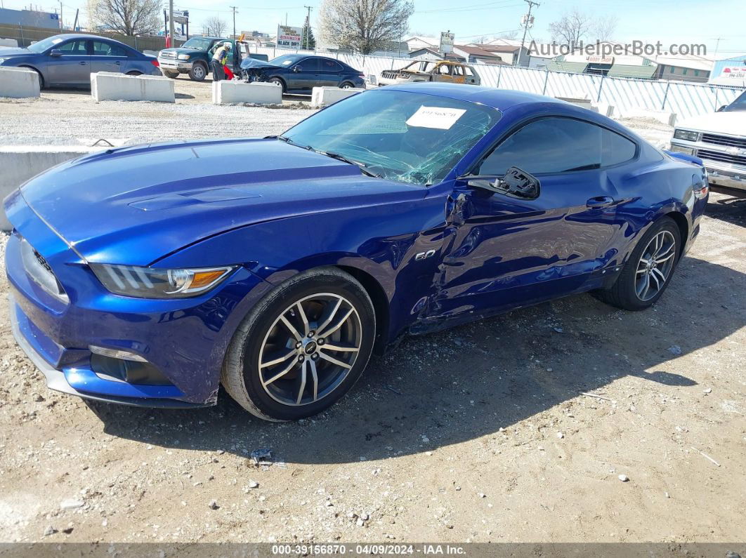 2015 Ford Mustang Gt Blue vin: 1FA6P8CF3F5407588