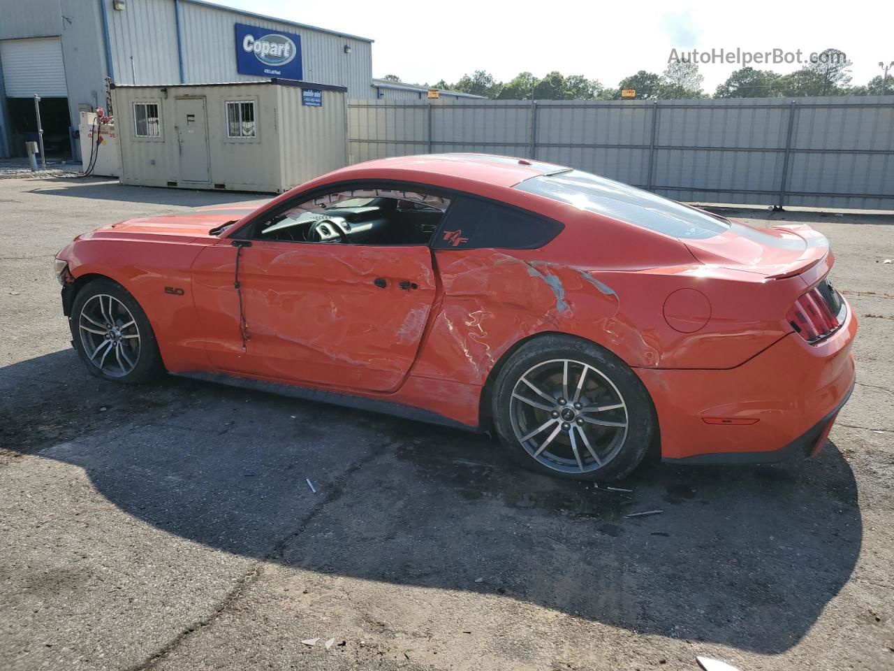 2016 Ford Mustang Gt Orange vin: 1FA6P8CF3G5209661