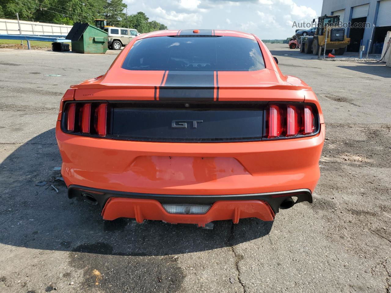 2016 Ford Mustang Gt Orange vin: 1FA6P8CF3G5209661