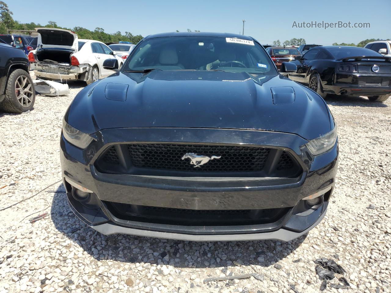 2016 Ford Mustang Gt Black vin: 1FA6P8CF3G5246130