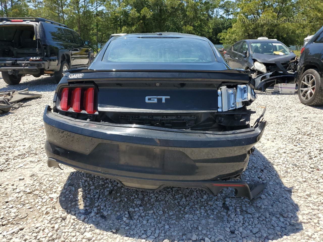 2016 Ford Mustang Gt Black vin: 1FA6P8CF3G5246130