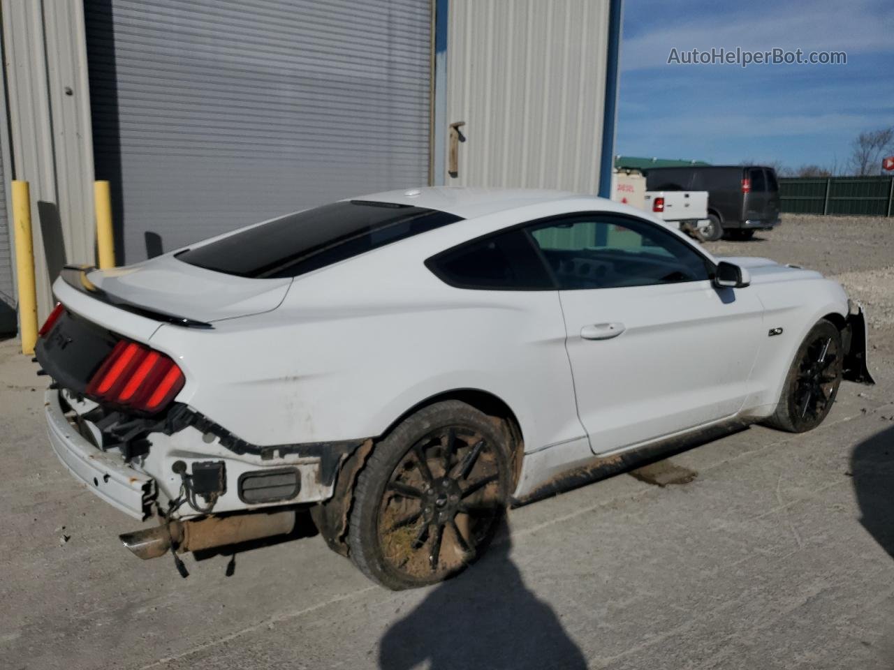 2016 Ford Mustang Gt White vin: 1FA6P8CF3G5274414