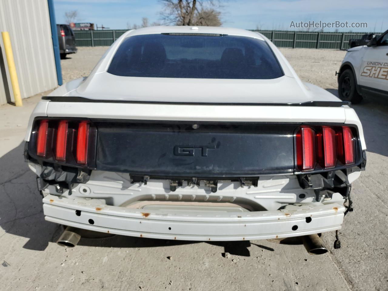 2016 Ford Mustang Gt White vin: 1FA6P8CF3G5274414