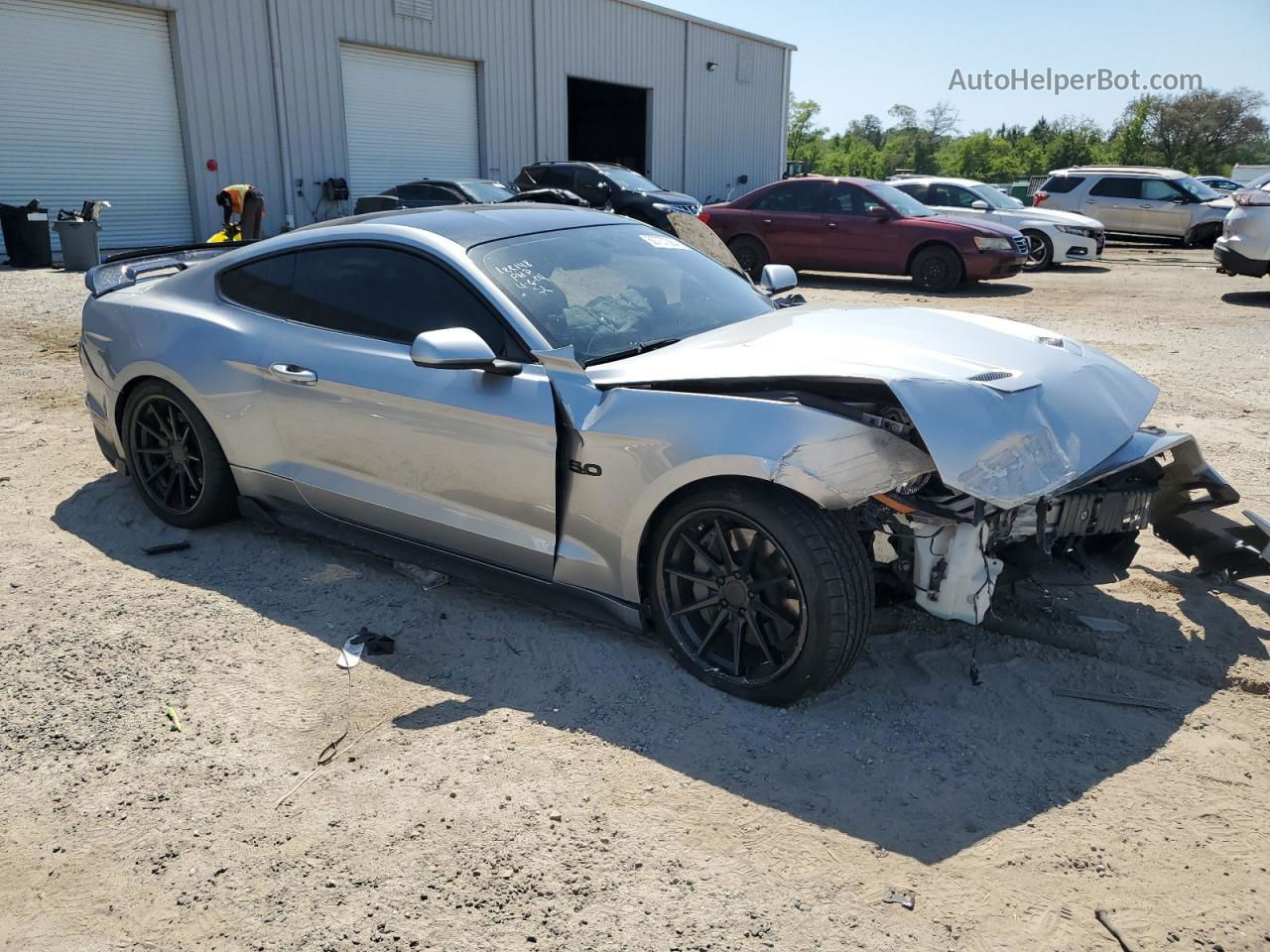 2020 Ford Mustang Gt Silver vin: 1FA6P8CF3L5129612