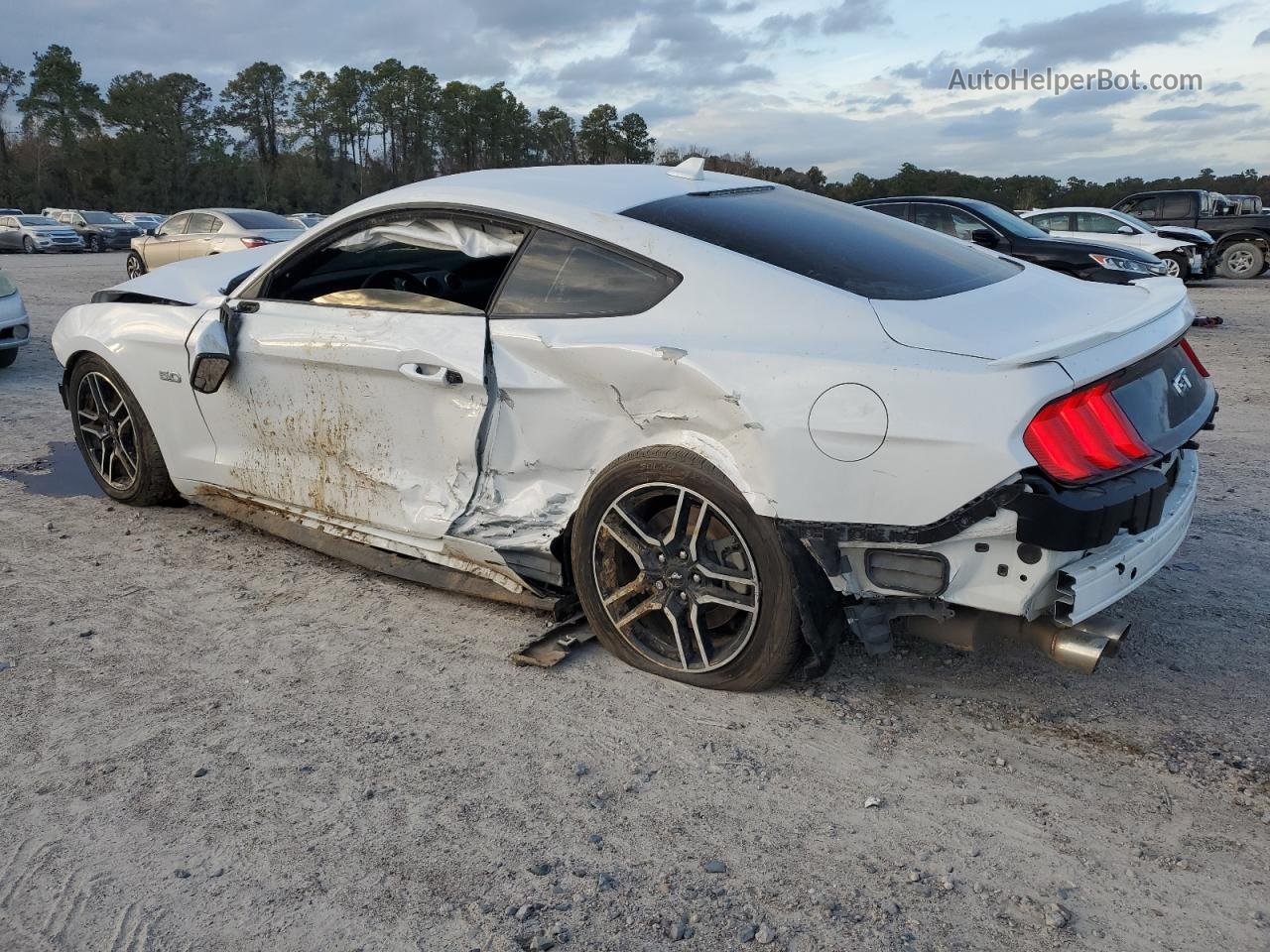 2020 Ford Mustang Gt Белый vin: 1FA6P8CF3L5162948