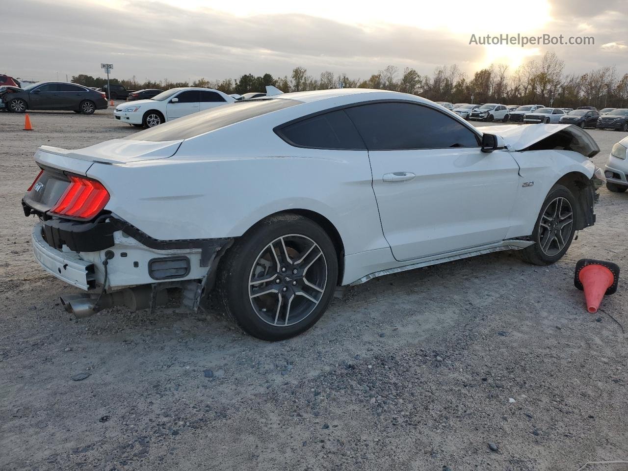 2020 Ford Mustang Gt Белый vin: 1FA6P8CF3L5162948