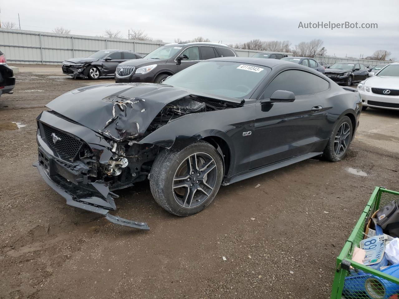 2020 Ford Mustang Gt Black vin: 1FA6P8CF3L5172508