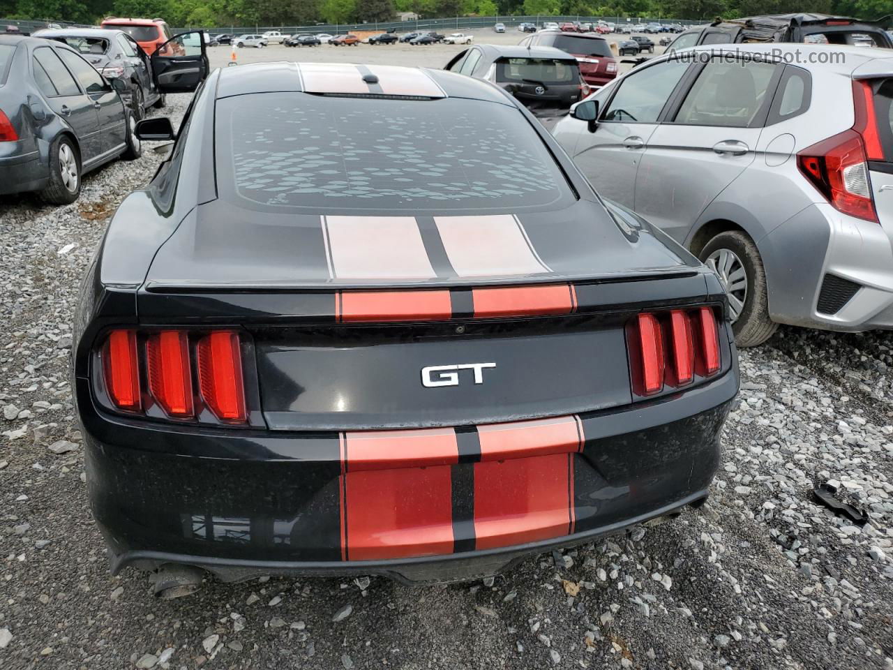 2015 Ford Mustang Gt Black vin: 1FA6P8CF4F5373533